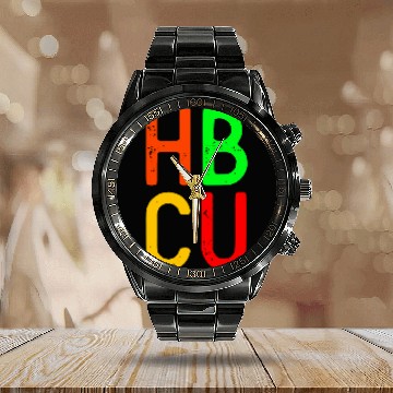 Discover HBCU Historically Black College University Student HBCU Grad Calendar Steel Band Watch