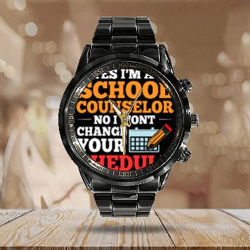 Discover Student Advisor Education School Counselor Appreciation Calendar Steel Band Watch