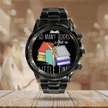 Discover Funny Book Lover Graphic for Librarians and Book Readers 22 Baseball Tees Calendar Steel Band Watch