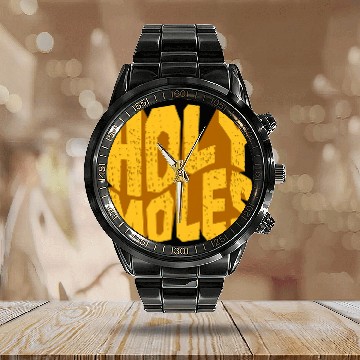 Discover Holy Moles Bug Pest Control Exterminator Pest Controller Calendar Steel Band Watch