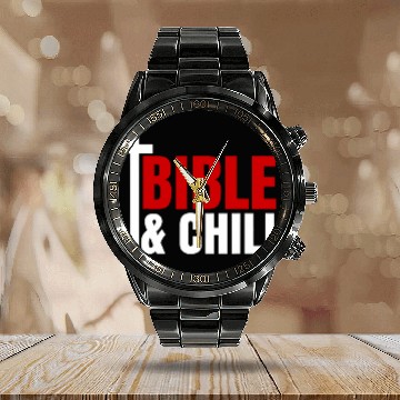 Discover Pastor Appreciation Christian Preacher For Men Dad Husband Calendar Steel Band Watch