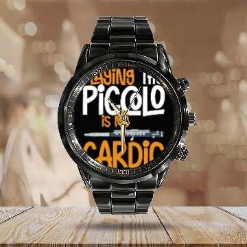 Discover Funny Flute Piccolo Instrument Music Flute Player Beginner Lesson 4 Calendar Steel Band Watch