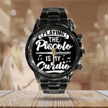 Discover Funny Flute Piccolo Instrument Music Flute Player Beginner Lesson 16 Calendar Steel Band Watch