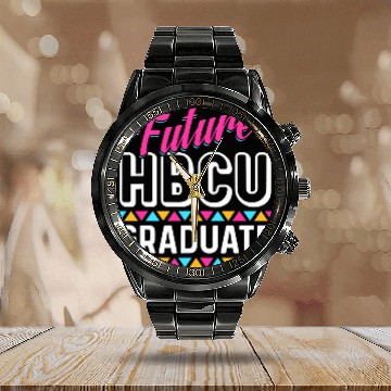 Discover Future HBCU Grad History Black College African Juneteenth 4 Zip Calendar Steel Band Watch