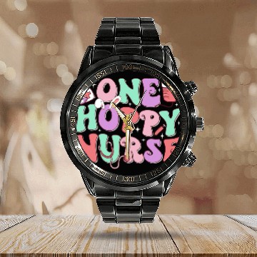 Discover Groovy One Hoppy nurses Bunny Spring Easter Nursing RN NICU 2 Baseball Tees Calendar Steel Band Watch