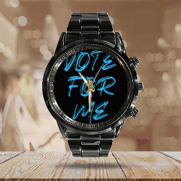 Discover Vote For Me Election Day Student Council Apparel 4 Calendar Steel Band Watch