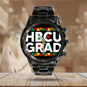Discover HBCU Grad Graduate Historical Black College Alumni Calendar Steel Band Watch