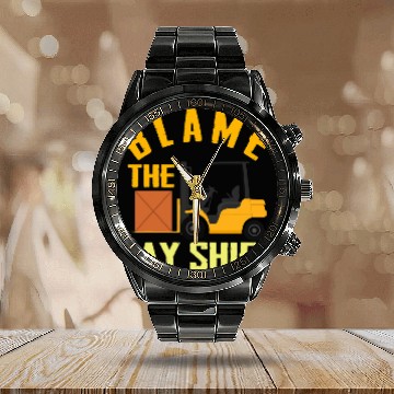 Discover Forklift Driver Forklift Operator Warehouse Worker Clerk Fun Calendar Steel Band Watch