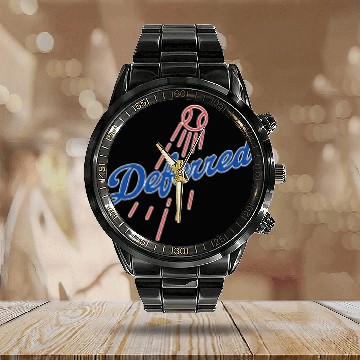 Discover Sport Baseball 2024 Deferred Baseball Pitcher Calendar Steel Band Watch