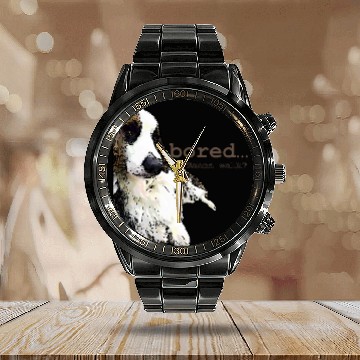 Discover Corgi Pet Bored... wanna walk Corgi version Baseball Tees Calendar Steel Band Watch