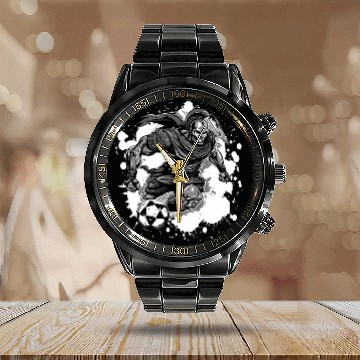 Discover Sport Soccer Spartan Playing Soccer Team Gladiator Sparta Calendar Steel Band Watch