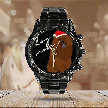 Discover Chow Chow Pet Red Chow Chow Dog Mom Christmas Baseball Tees Calendar Steel Band Watch