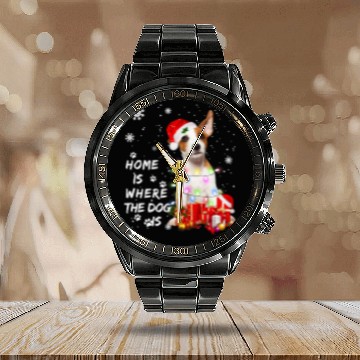 Discover Jack Russell Pet Santa Christmas Tree Lights XmasDog Baseball Tees Calendar Steel Band Watch