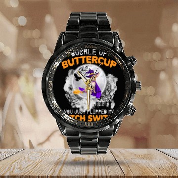 Discover Chihuahua Pet Just Flipped My Witch Switch 103 paw Calendar Steel Band Watch