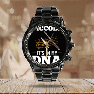 Discover Funny Flute Piccolo Instrument Music Flute Player Beginner Lesson 63 Calendar Steel Band Watch