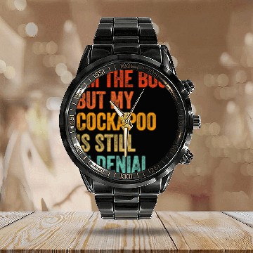 Discover Cockapoo Pet Im The Boss But My Cockapoo Is Still In Denial Funny Zip Calendar Steel Band Watch