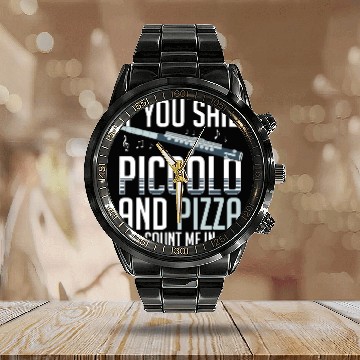 Discover Funny Flute Piccolo Instrument Music Flute Player Beginner Lesson 28 Calendar Steel Band Watch