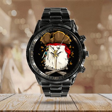 Discover Eskimo Pet Dog Pirate Jolly Roger Flag Crossbones Baseball Tees Calendar Steel Band Watch