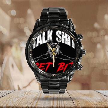 Discover Belgian Malinois Pet Talk Shit Get Bit Belgian Shepherd Malinois Calendar Steel Band Watch
