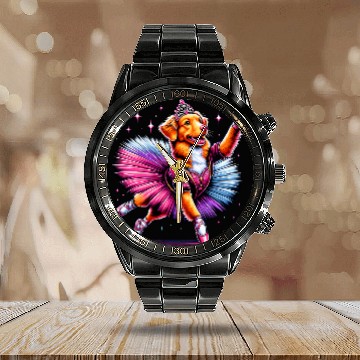 Discover Ballerina Nova Scotia Duck Tolling Retriever Dancing Calendar Steel Band Watch