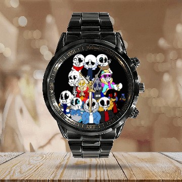 Discover UNDERTALE SANS CHARACTER Calendar Steel Band Watch