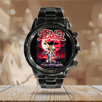 Discover Aliens UFO Drum N Bass Alien Galaxy Hardstyle Raver Hakke Hardcore Baseball Tees Calendar Steel Band Watch