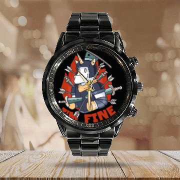 Discover Unicorn Pet Im Fine Unicorn Knight Mythical Creatures Pegasus Calendar Steel Band Watch