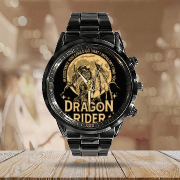 Discover Dragon Pet Fourth Wing Romantasy Dragons Basgiath Yarros Fantasy Book Calendar Steel Band Watch