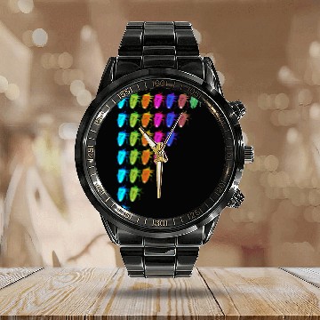 Discover Stink Bug Shield Bug 21 Calendar Steel Band Watch
