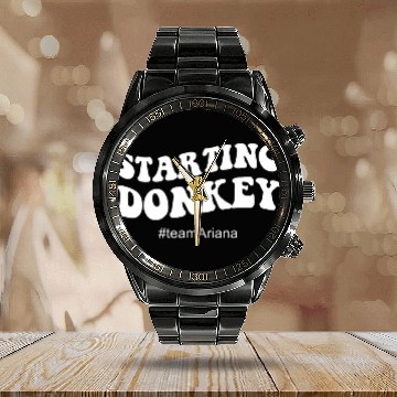 Discover Donkey Pet Starting Donkey Not Starting Pony Team Ariana Send It To Baseball Tees Calendar Steel Band Watch