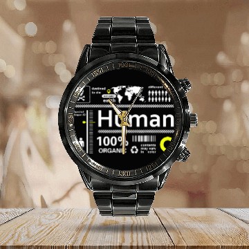 Discover Aliens UFO Mensch Save Earth Climate Diverse Baseball Tees Calendar Steel Band Watch