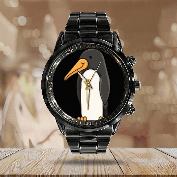 Discover Penguin Pet 1st Birthday Party Animal Number Baseball Tees Calendar Steel Band Watch