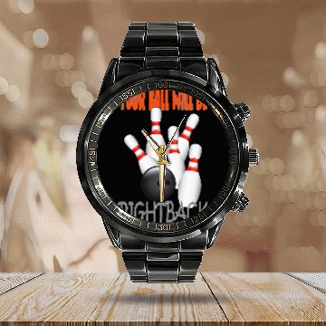 Discover Goats Pet any Grass 9 Calendar Steel Band Watch