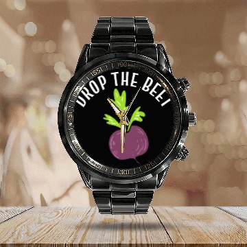 Discover Drop The Beet Botanist Calendar Steel Band Watch