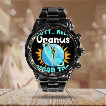Discover Keep Uranus Clean Astronomer Space Astronomy Planet Uranus Calendar Steel Band Watch