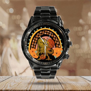 Discover Dinosaur Pet Skull T rexs Boys Halloween Rainbow Mummy Pumpkin Calendar Steel Band Watch