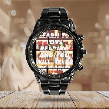 Discover Book Fun You Will Never Be Bored Book Lovers Calendar Steel Band Watch