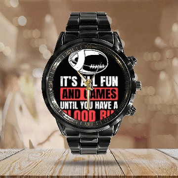 Discover Sport Rugby Design for a Rugby Teammate Calendar Steel Band Watch