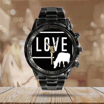 Discover Cow Pet Cattle Dairy Farm Heifer Farm Farming Baseball Tees Calendar Steel Band Watch