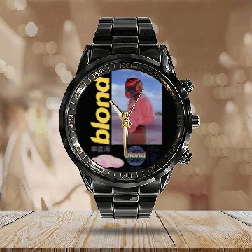 Discover Blond Frank Ocean Calendar Steel Band Watch