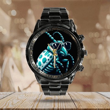Discover Weevil Cottagecore Entomology Bug Insect Weevil Lover Calendar Steel Band Watch