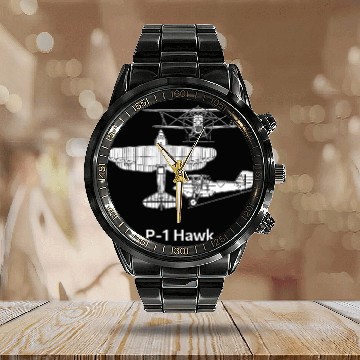 Discover Curtiss p1 hawk Curtiss Model 34 p 1 hawk plane Calendar Steel Band Watch