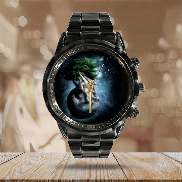 Discover Astronaut Job Skeletons Astronaut Drinking Bourbon On Bonsai Tree Moon Baseball Tees Calendar Steel Band Watch