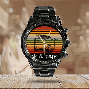 Discover Book Fun Writer Ink And Paper Retro Novel Writing Book Lover Reading Baseball Tees Calendar Steel Band Watch