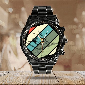 Discover Book Fun Writer Novel Writing Hexa Retro Book Lover Reading Calendar Steel Band Watch