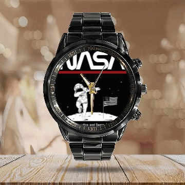 Discover Astronaut Job NASA Astronaut Dabbings Worm Calendar Steel Band Watch