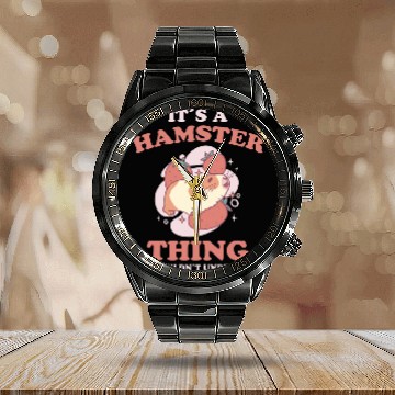 Discover Hamster Pet Saying Strawberries Hamster Strawberry Hamster Calendar Steel Band Watch