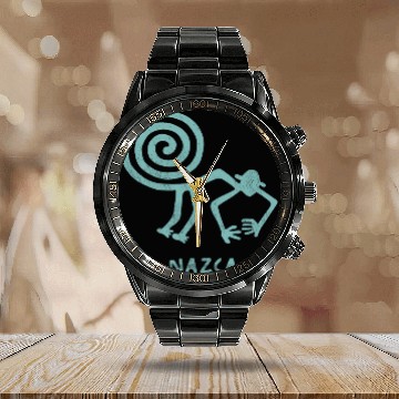 Discover Astronaut Job Nazca Lines 2Peru Geoglyph Astronaut Hummingbird Monkey Baseball Tees Calendar Steel Band Watch