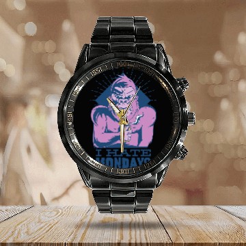 Discover Gorilla Pet Chimpanzee Gorilla hates Assembly Weekly Start Baseball Tees Calendar Steel Band Watch