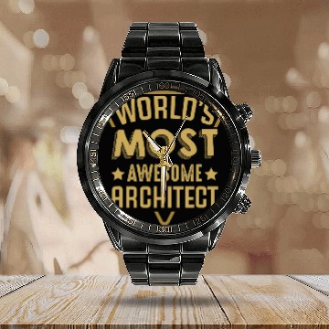 Discover Architect Job Worlds mosts Awesome Architect Architecture Graduate Funny Zip Calendar Steel Band Watch